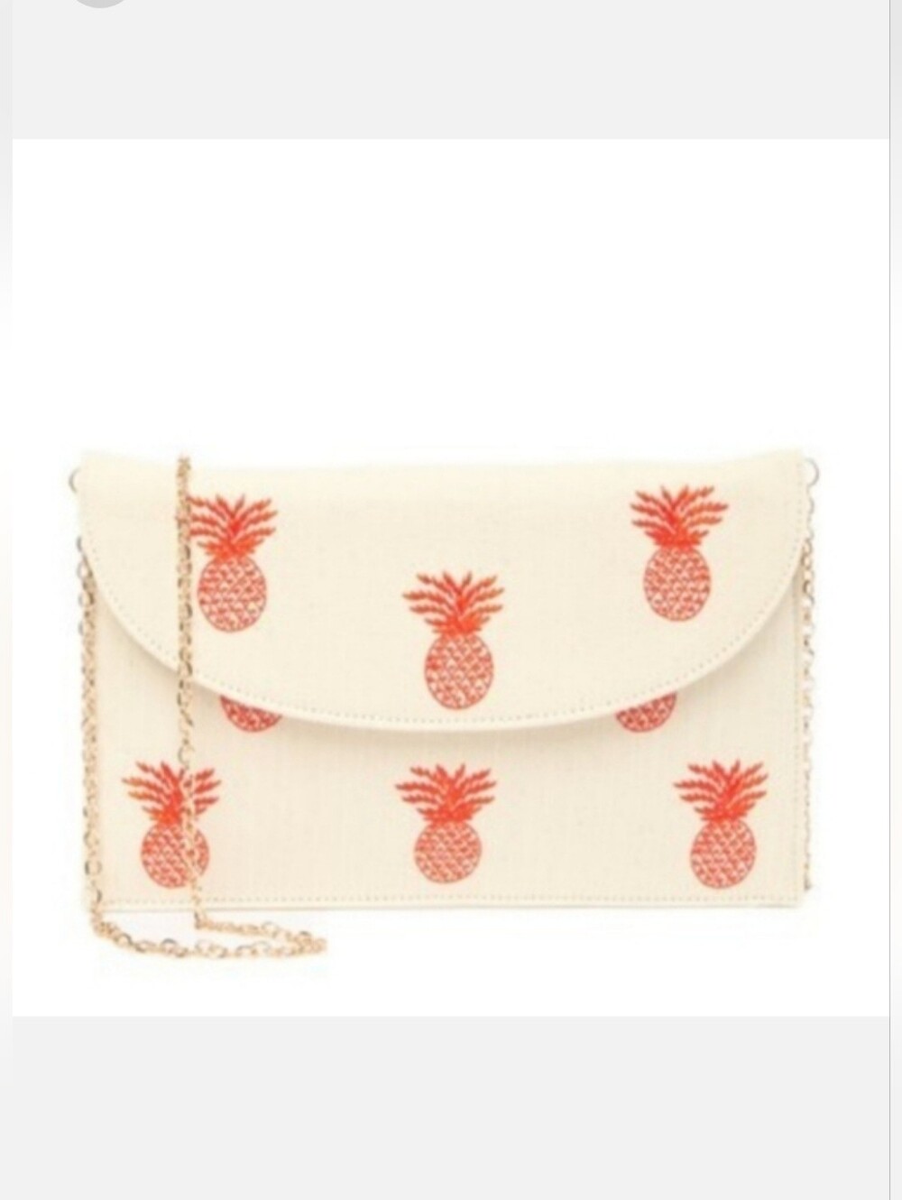 Urban Expressions Pineapple Clutch NWT